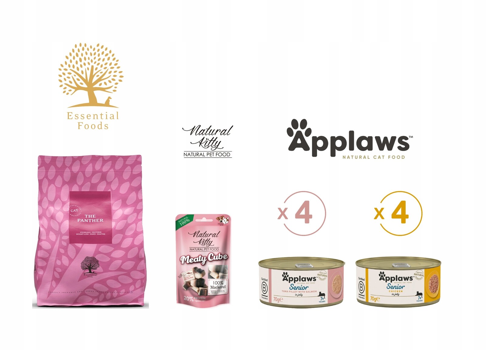 Start Pack Premium vyvážená sada pro kočky Senior