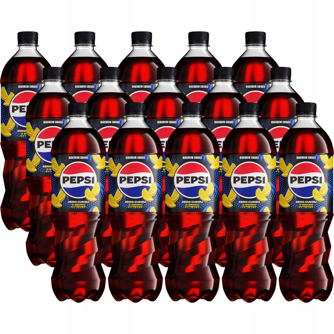 Pepsi -Cola Zero sugar Sycený nápoj s citronovou příchutí 0,85 lx 1 5 kusů