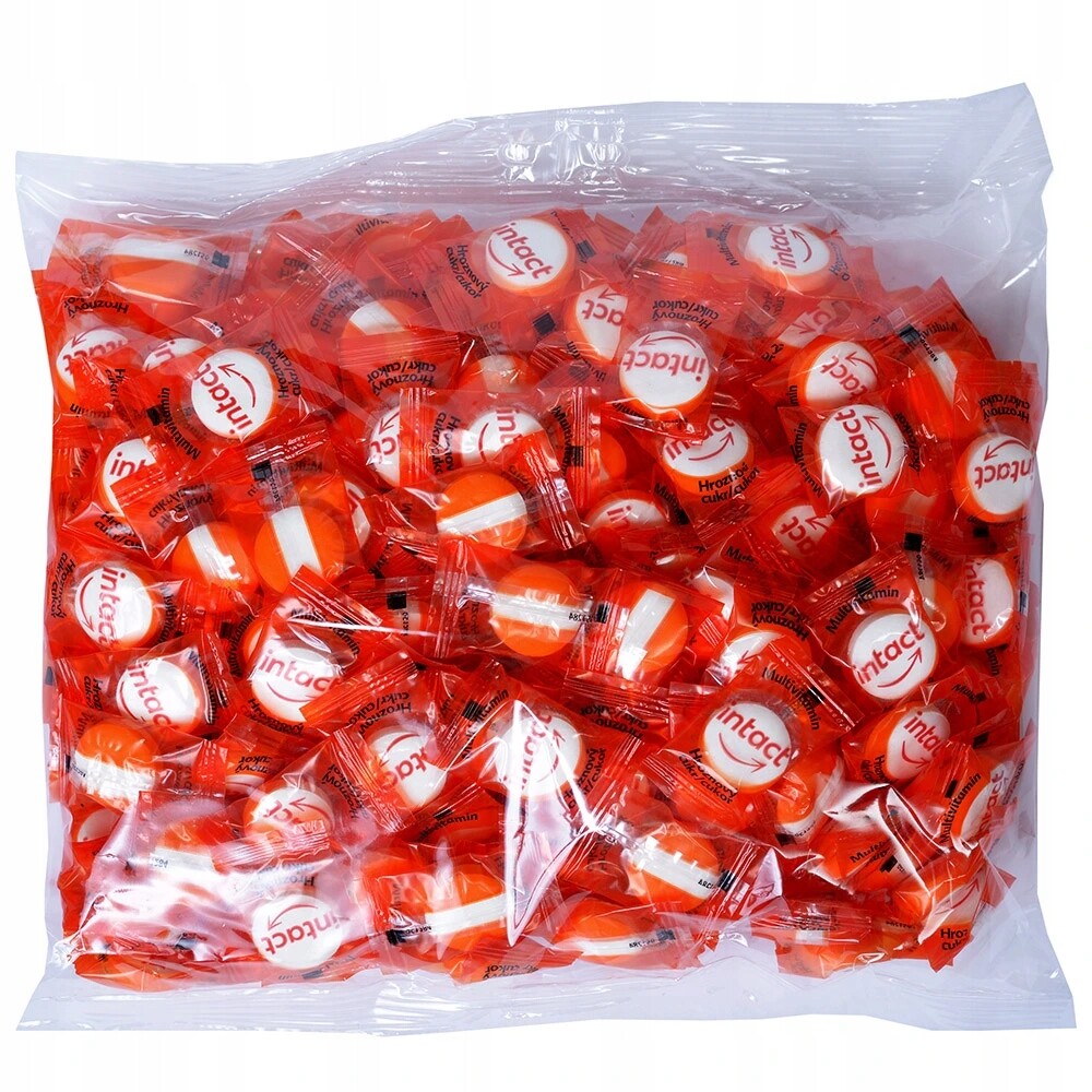 Intact multivitaminové pastilky s dextrózou