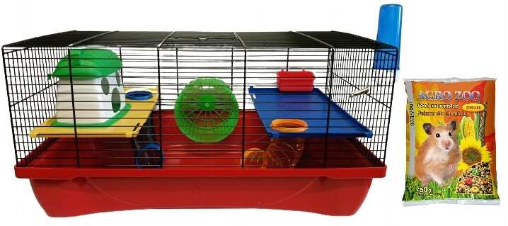 Klec pro křečka a hlodavce domečky