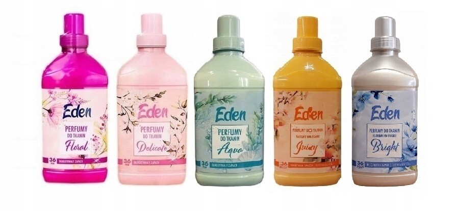 Parfém na Textil Eden Delicate Floral Juicy Aqua Bright 5x720 ml