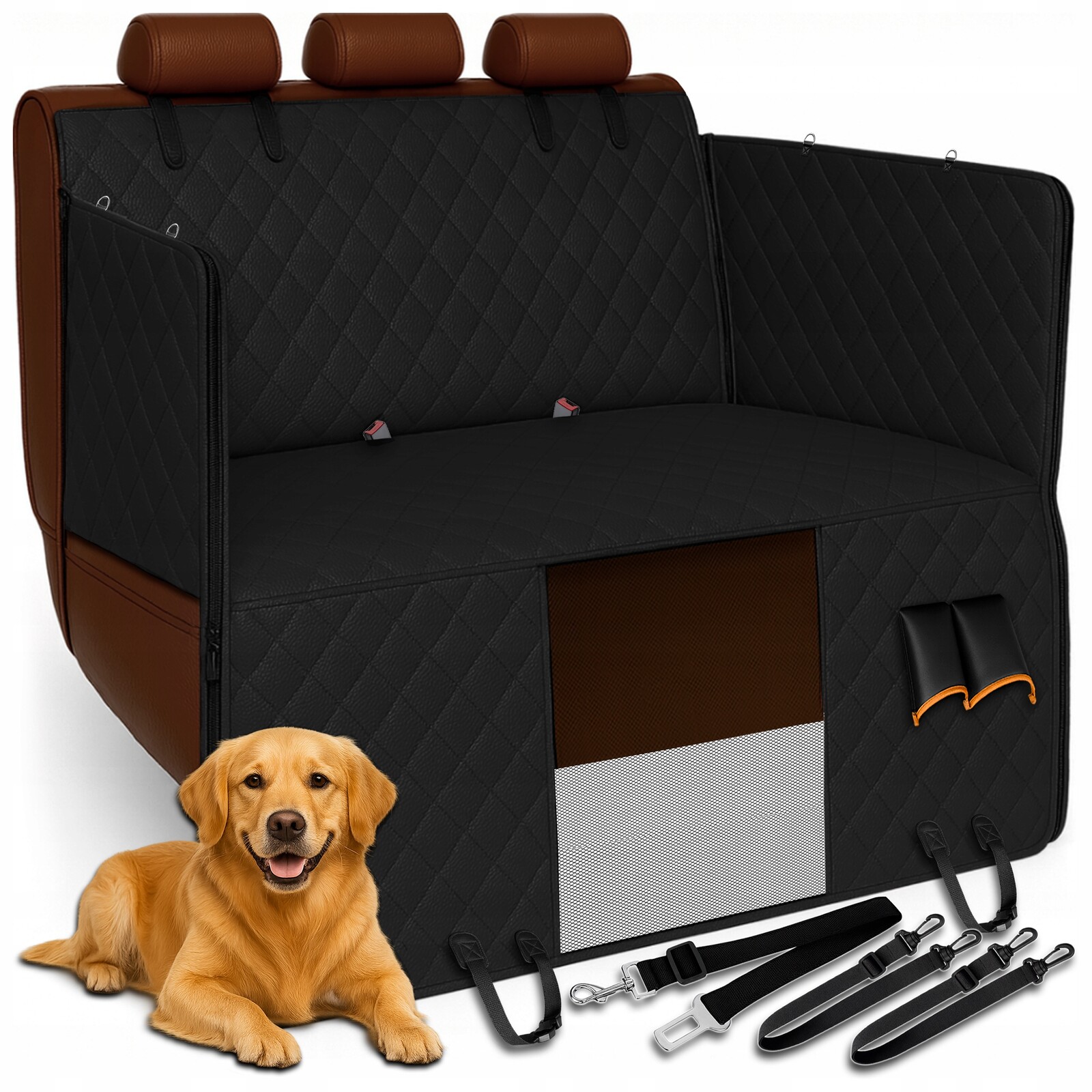 Podložka Pro Psa Do Auta Na Sedadlo Se Zámkem Zavazadlového Prostoru, Potah Auta