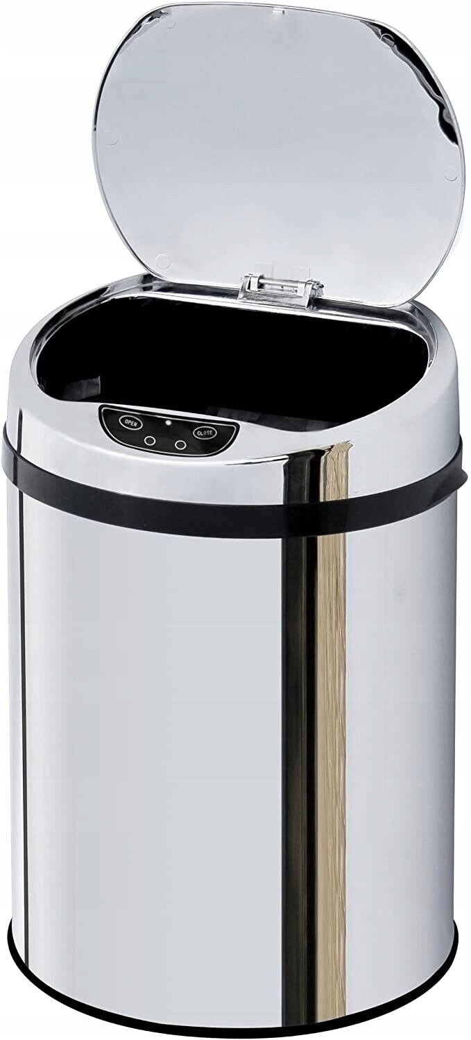 Odpadkový koš Echtwerk 9l nerezová ocel stříbrný