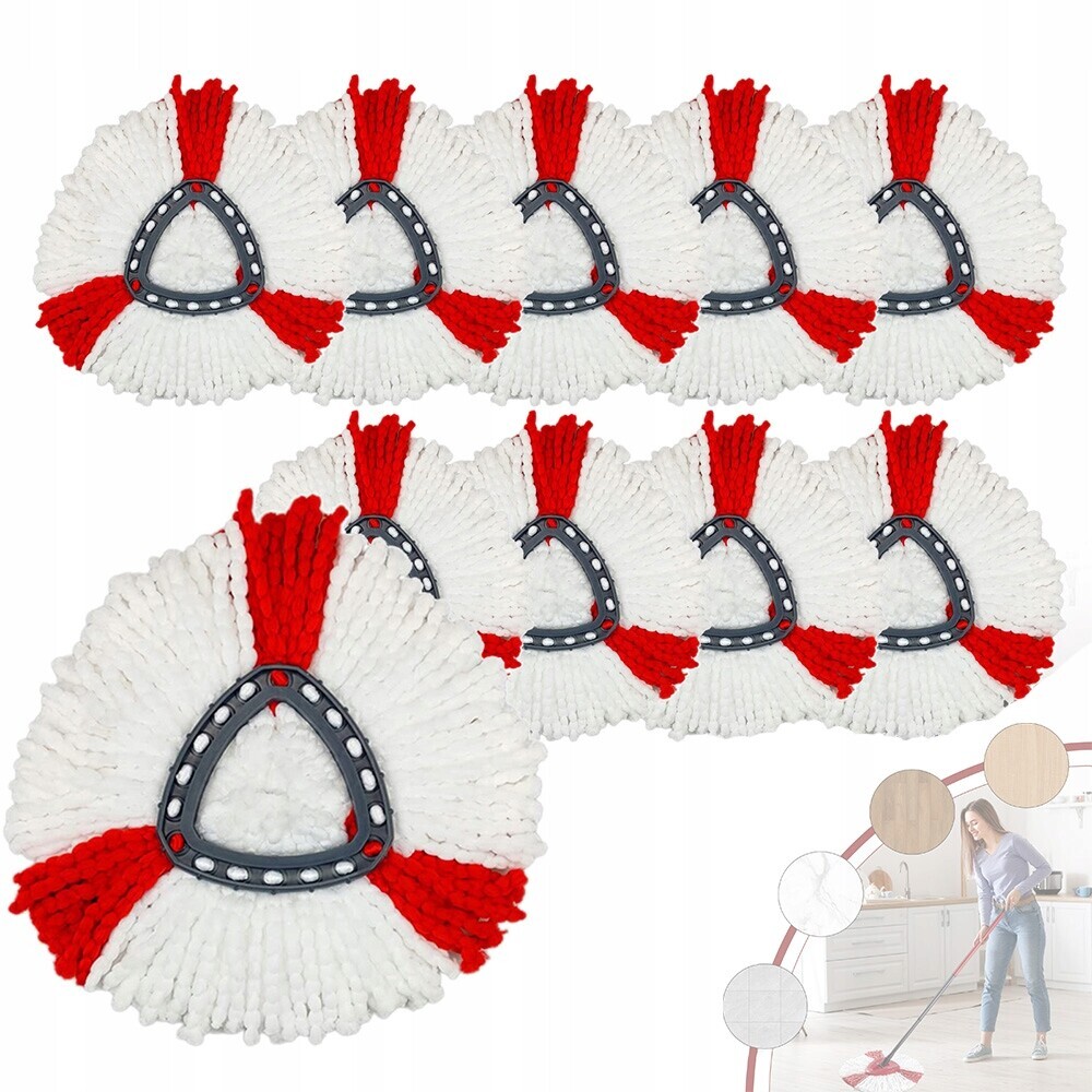 10 Kusů náhradních náplní do Vložka Do Mopu náhradní trysky, savé