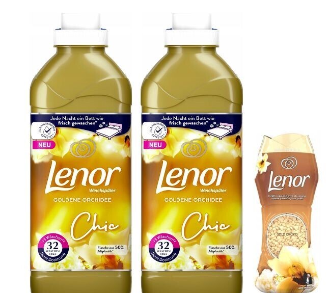 Lenor 2x Tekutá aviváž sada perel Gold Orchid