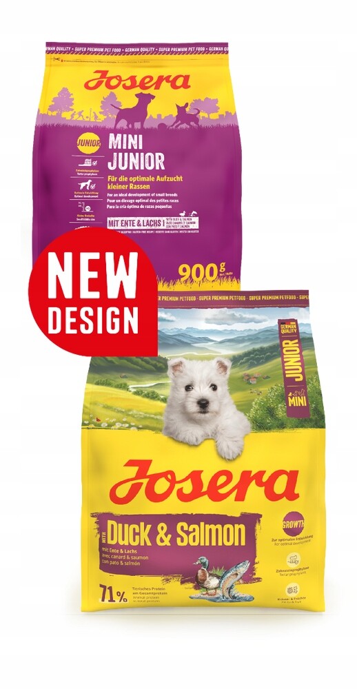 Josera Mini Junior kachna a losos 10 kg