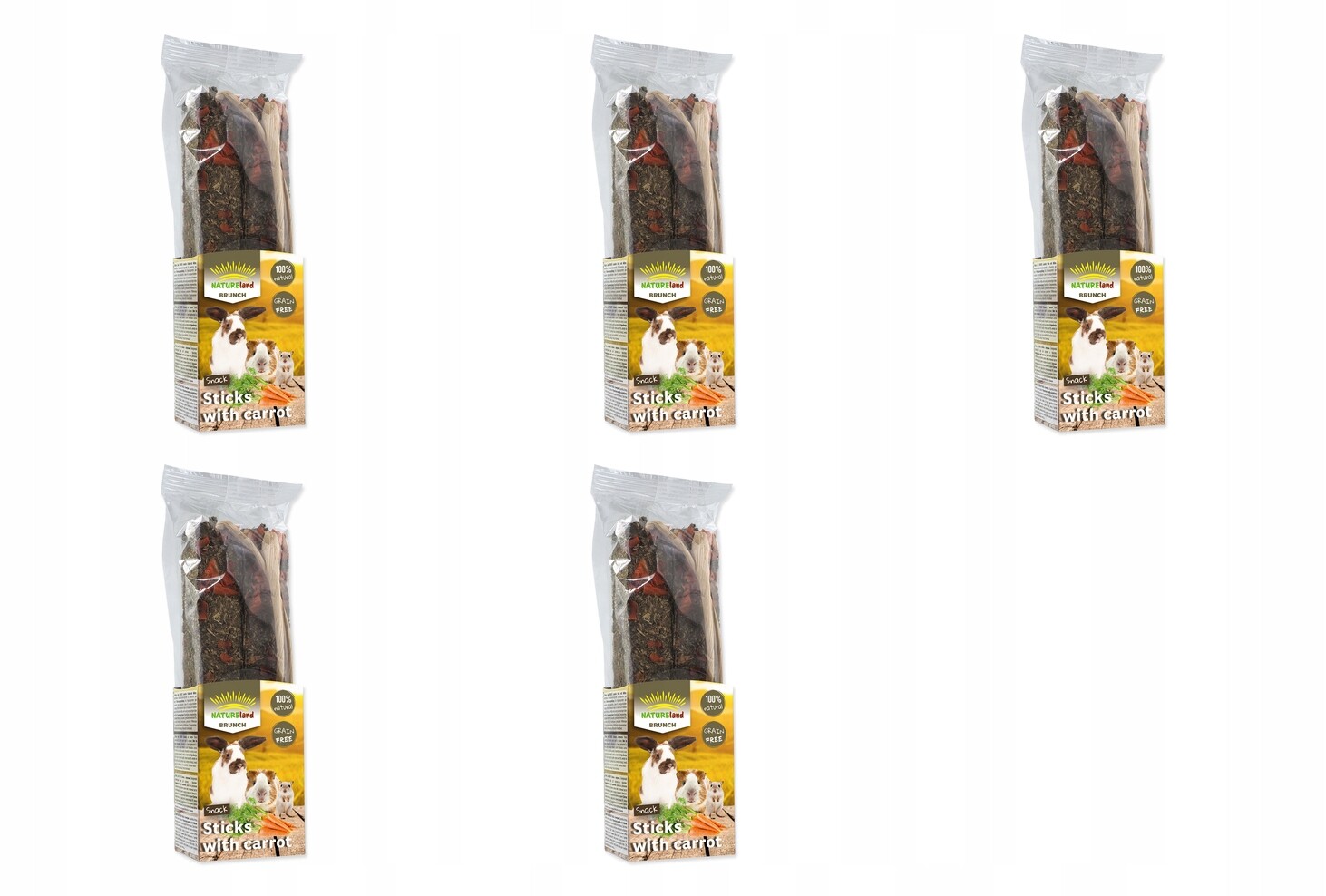 Tyčinka Nature Land Brunch s mrkví 2ks balení 5 ks