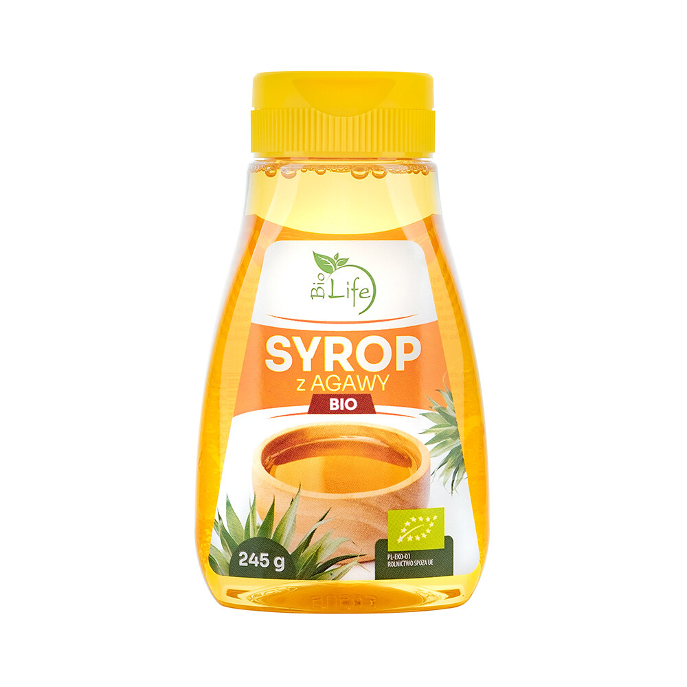 Bio agávový sirup bez přidaného cukru 245 g Sada: 6 ks