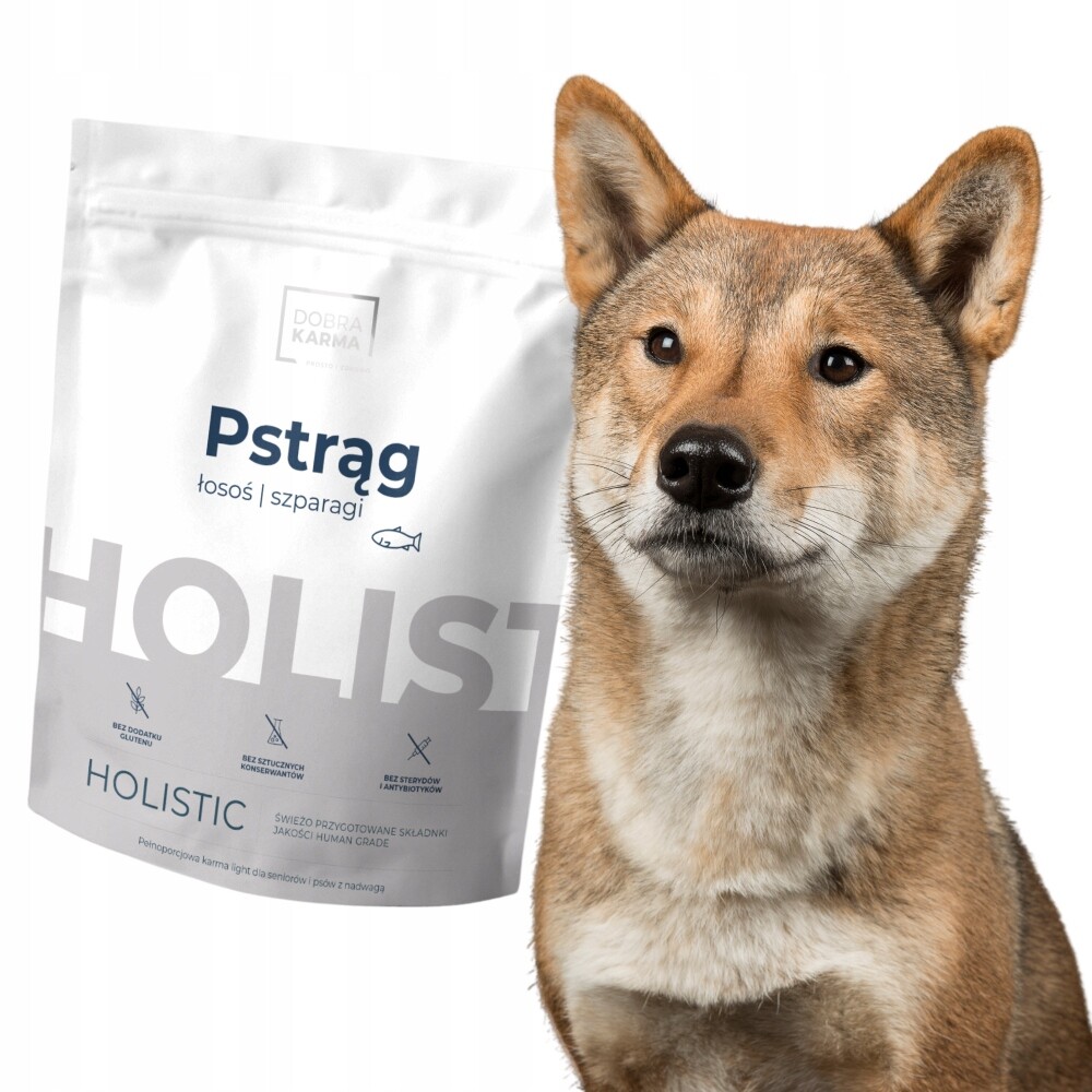 Dobra Karma pro psa light senior hubnoucí bez obilovin 50% masa Pstruh 2kg