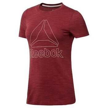 Reebok Sport  EL Marble Logo Tee  Bordó