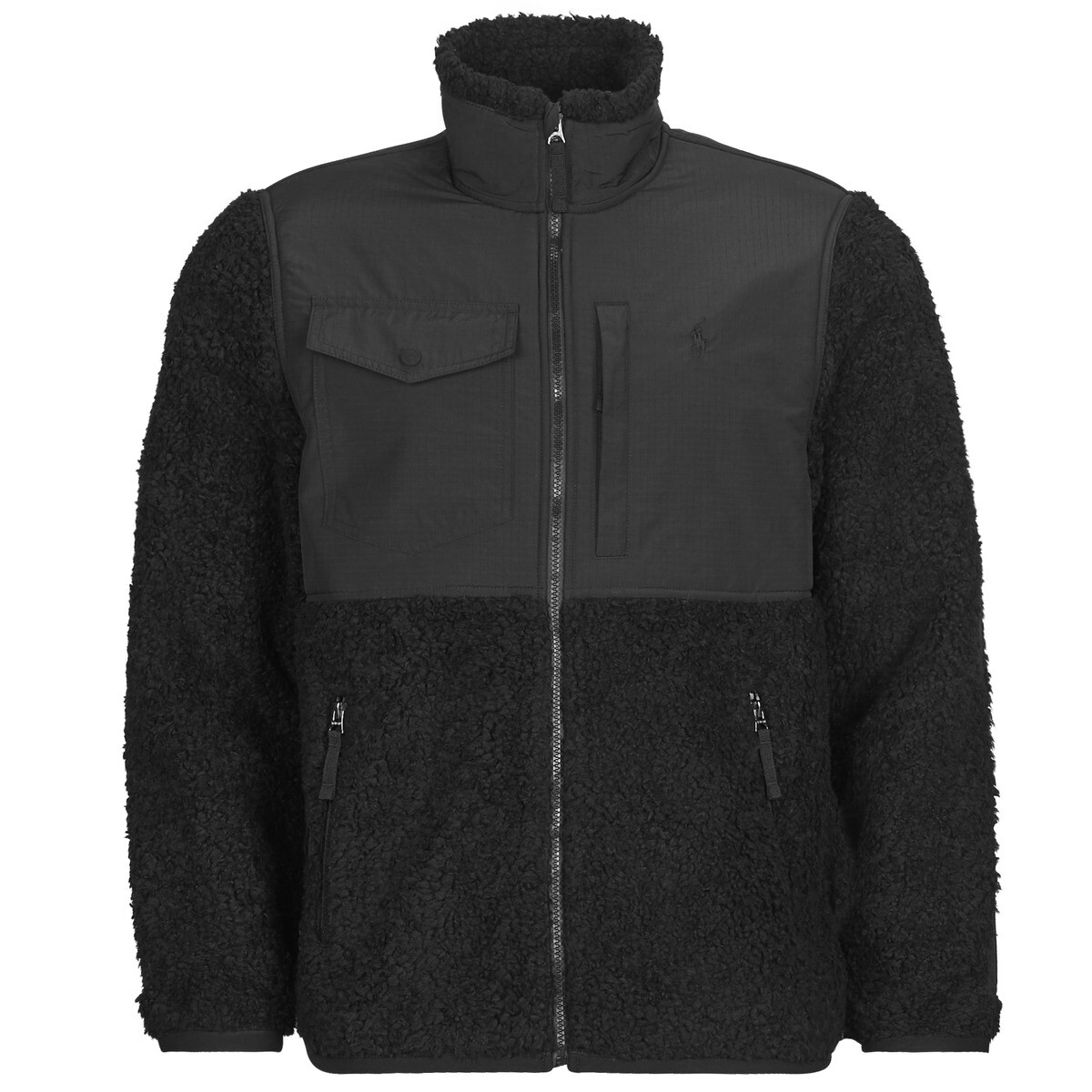Polo Ralph Lauren  POLAIRE SHERPA ZIPPEE  Černá