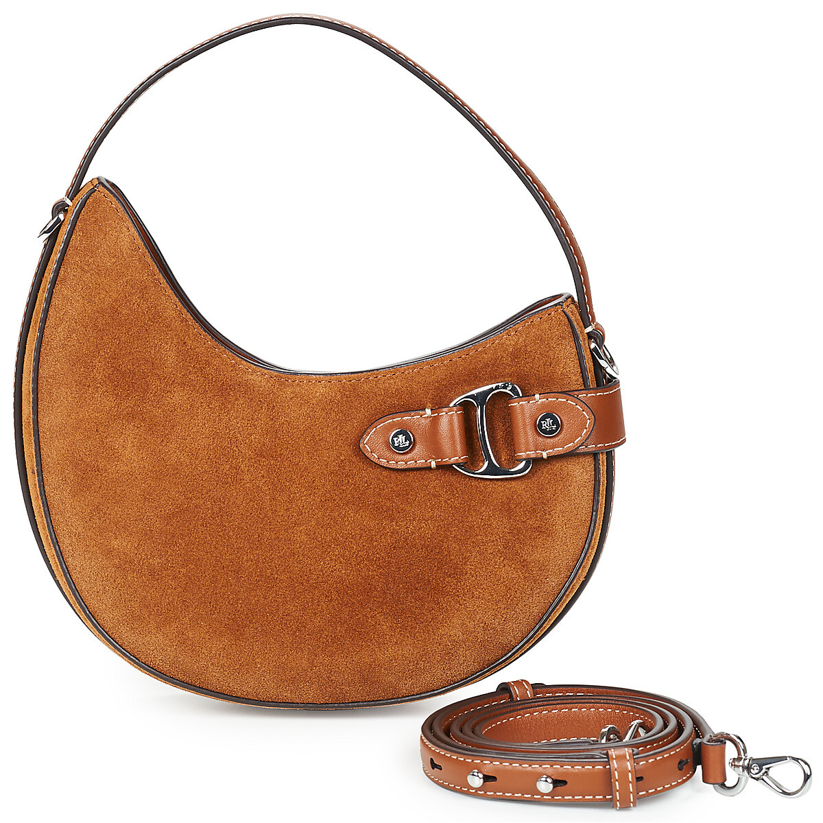 Lauren Ralph Lauren  TASHA SM CRS-CROSSBODY-SMALL  Hnědá
