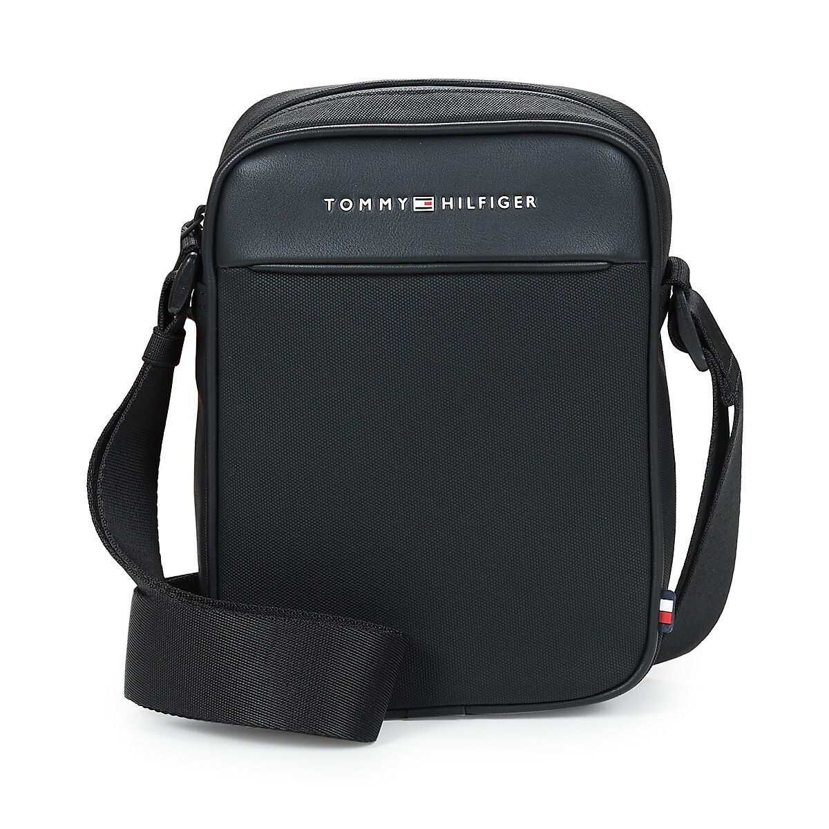 Tommy Hilfiger  TH FOUNDATION MINI REPORTER  Černá