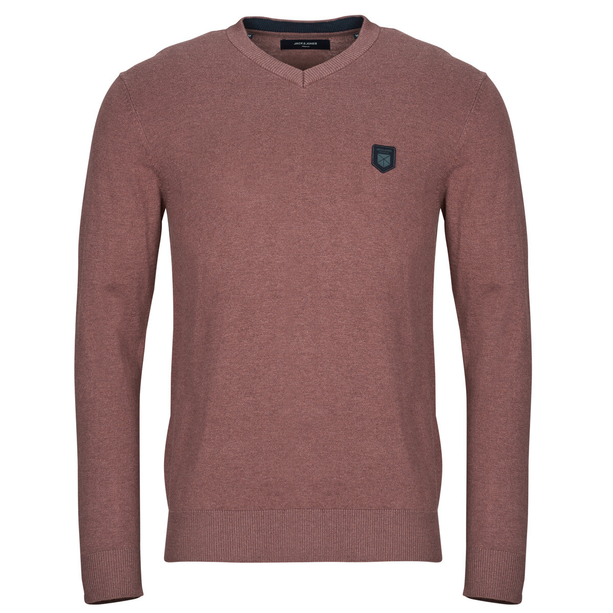 Jack & Jones  JPRBLURONALDO KNIT V-NECK  Fialová