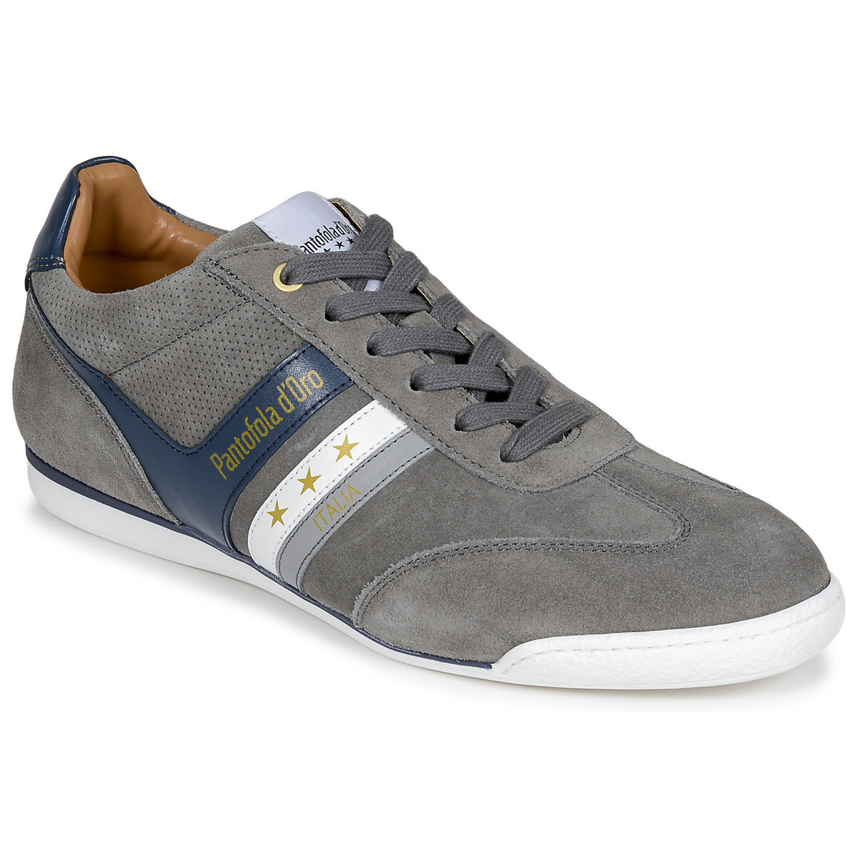 Pantofola d'Oro  VASTO SUEDE LOW  Šedá
