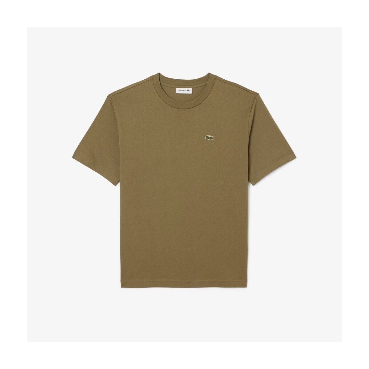 Lacoste  RELAXED FIT SOFT COTTON T-SHIRT  Zelená
