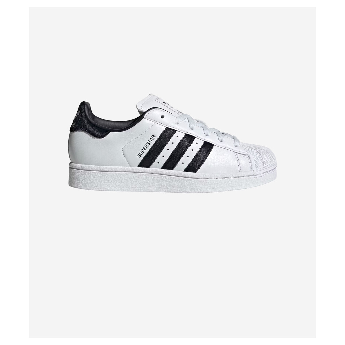 adidas  Superstar II White Black Pony Hair (Women's)  Bílá