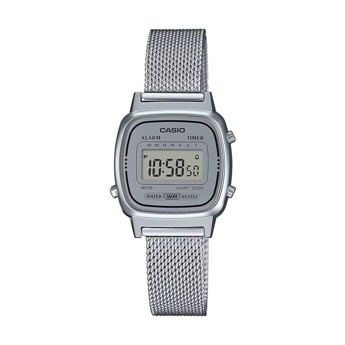 Casio  LA670WEM7DF  Stříbrná
