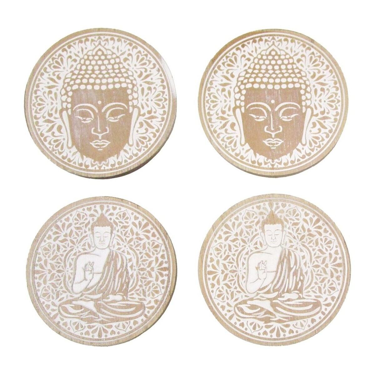 Signes Grimalt  Buddhas 4 Jednotky  Hnědá