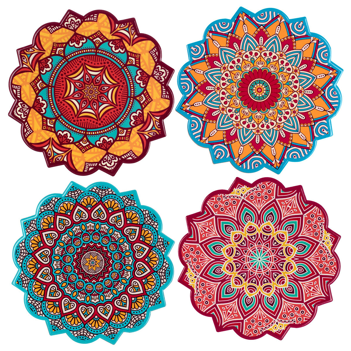 Signes Grimalt  Podnožka Mandala 4U  Hnědá