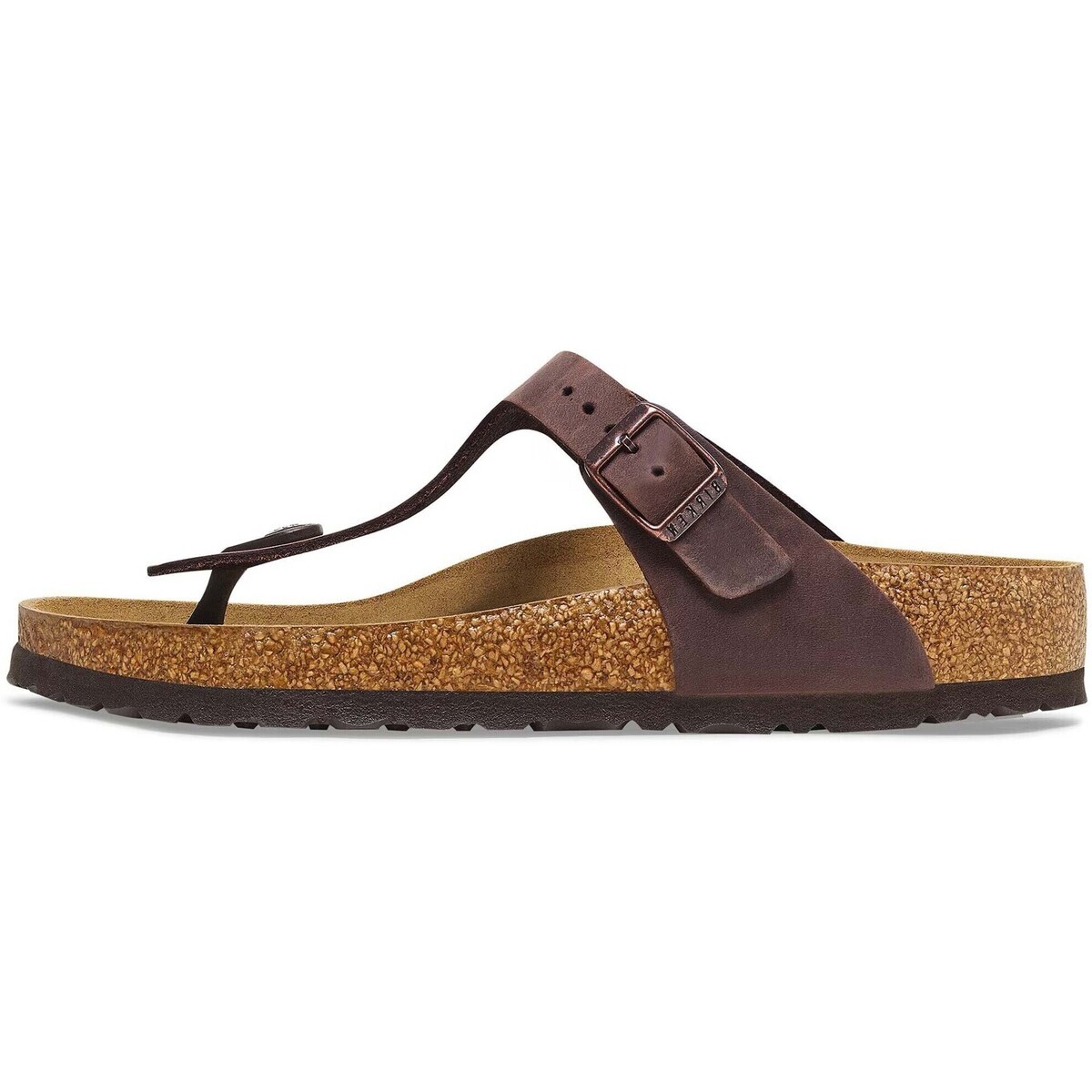 BIRKENSTOCK  Gizeh Oiled Leather  Hnědá
