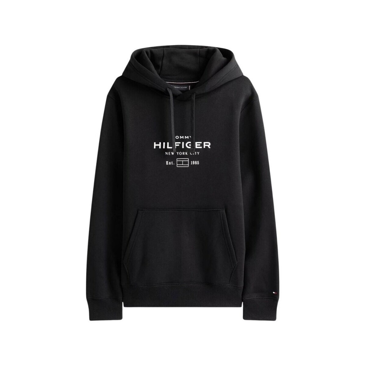 Tommy Hilfiger  OVAL GRAPHIC HOODIE  Černá