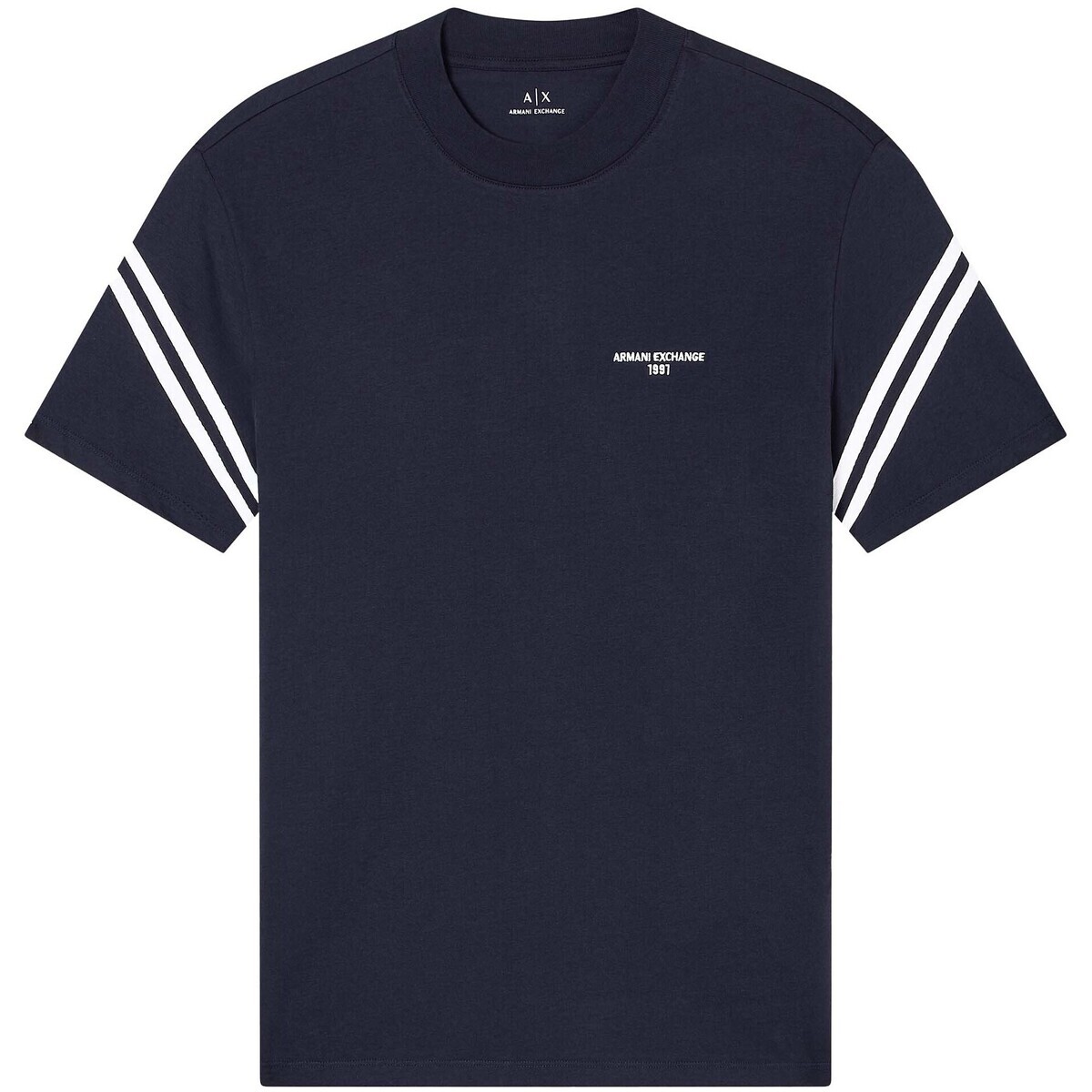 EAX  T-Shirt  Modrá