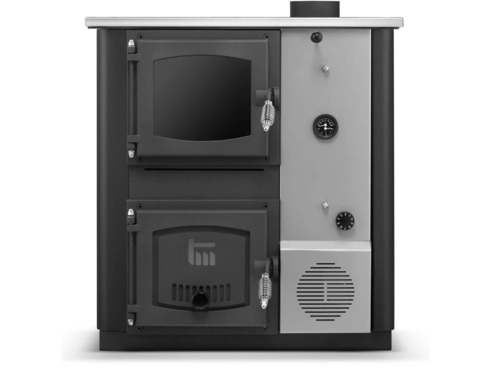 Sporák s výměníkem TEMY PRO 18 kW Pravá/Černá