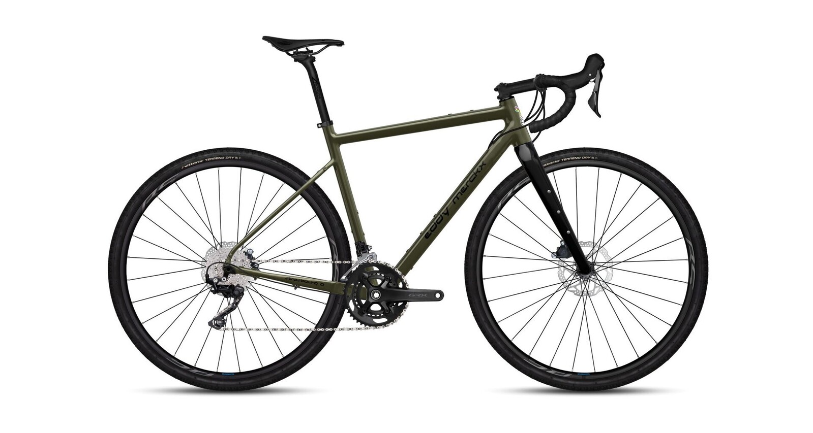 Gravel kolo Eddy Merckx Strasbourg A GRX400 - Camouflage Green Velikost: L
