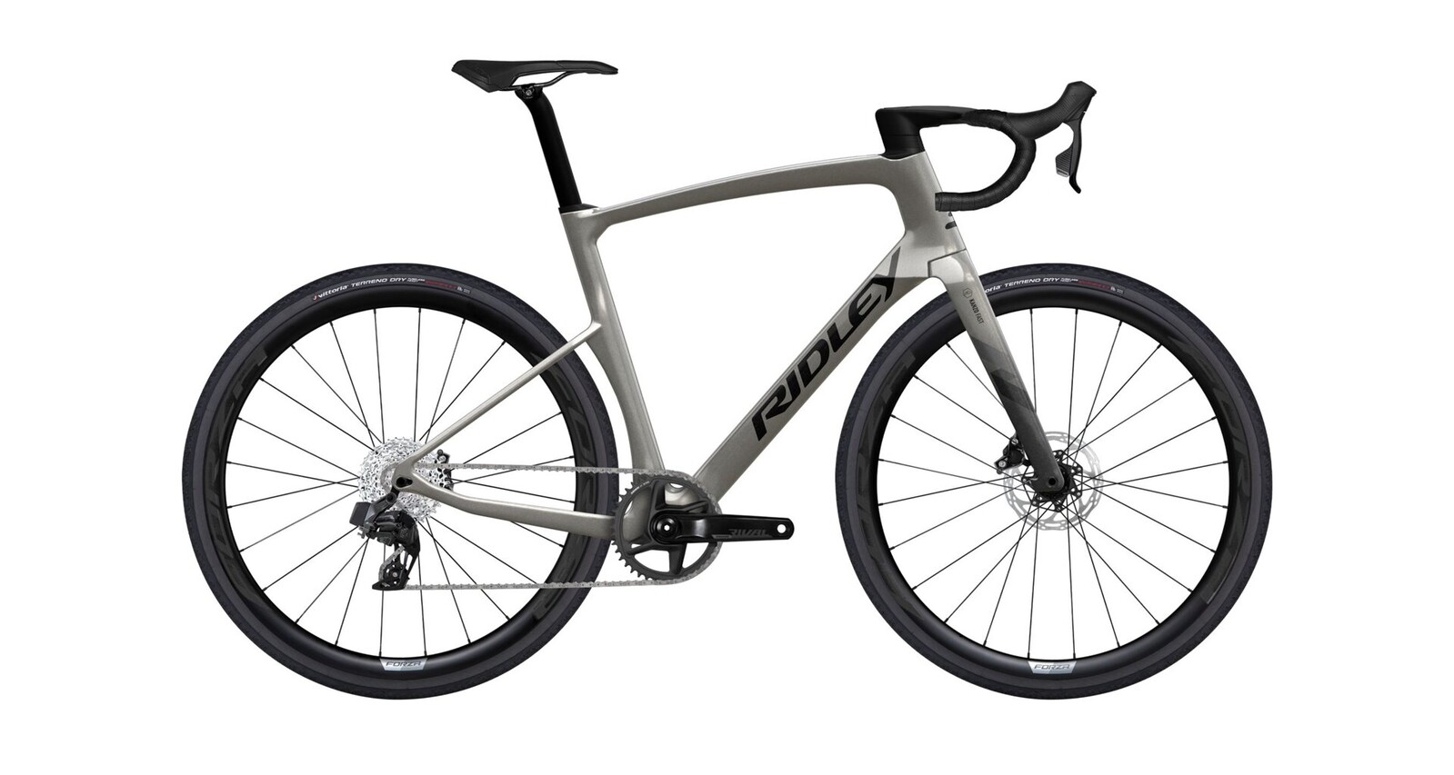 Gravel kolo Ridley Kanzo Fast Rival XLPR - Empress Grey Metallic/Anthracite Metallic - M Velikost: M