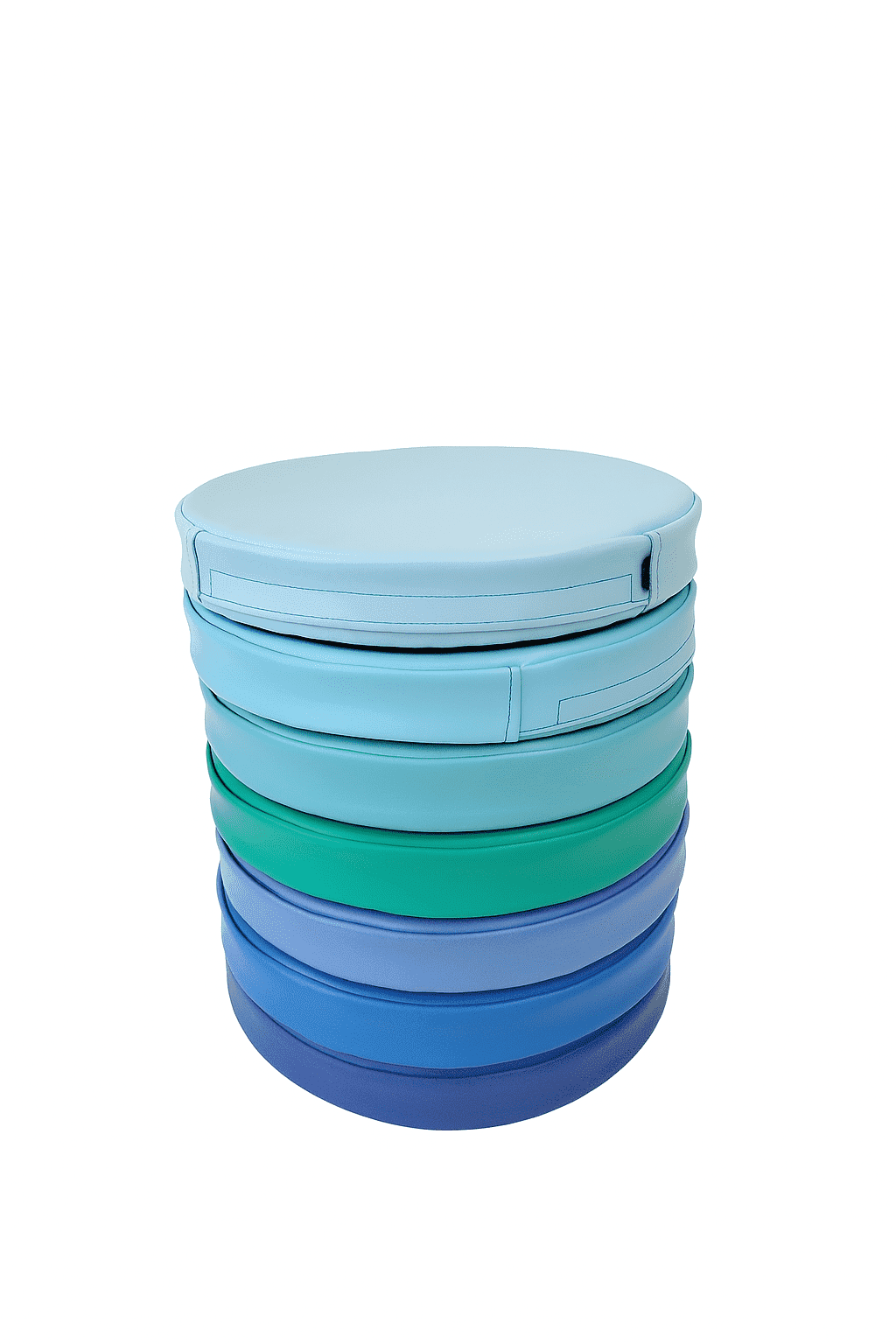 Sada podsedáků Moliplay koženka 7 kusů 35 x 5 cm