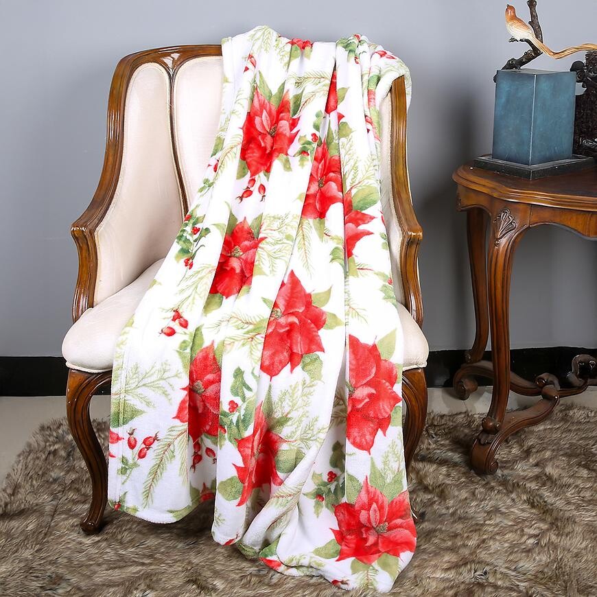 Deka Christmas 130x170 cm červená