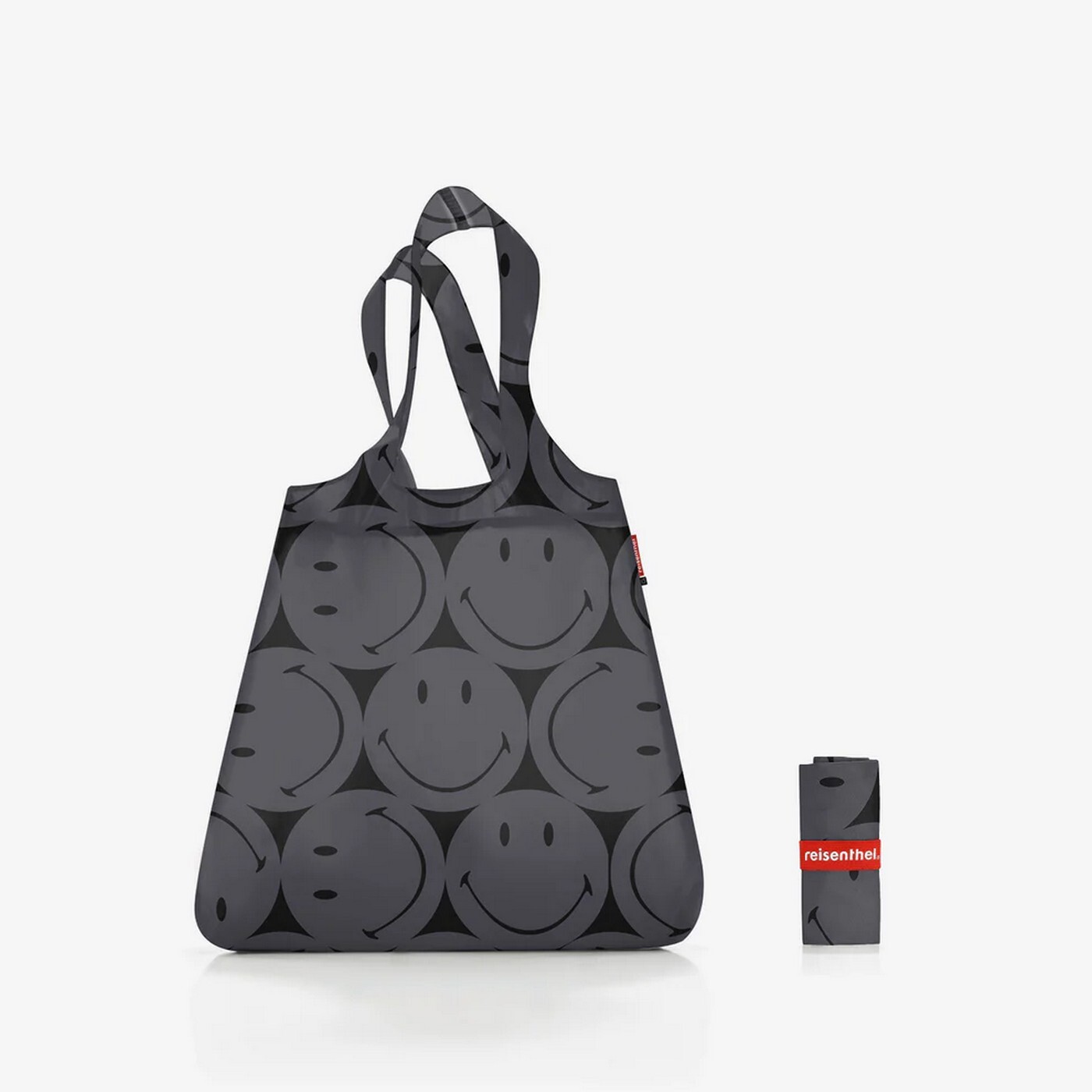 Skládací nákupní taška Reisenthel Mini Maxi Shopper  Smiley® grey