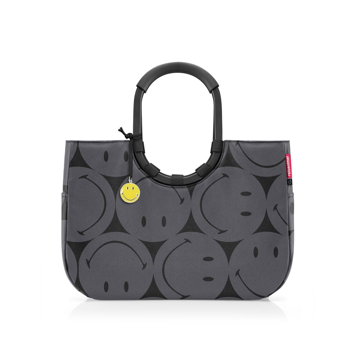 Nákupní taška Reisenthel Loopshopper L Smiley® grey