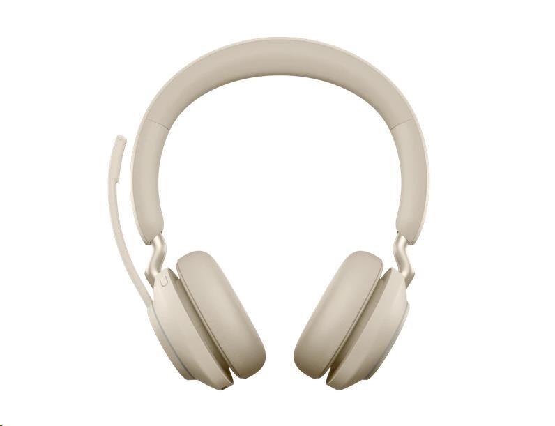 Jabra náhlavní souprava Evolve2 65, Link 380c MS, stereo, béžová