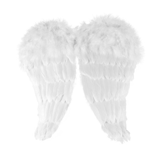 Andělská křídla s peřím - 48 cm - 250475