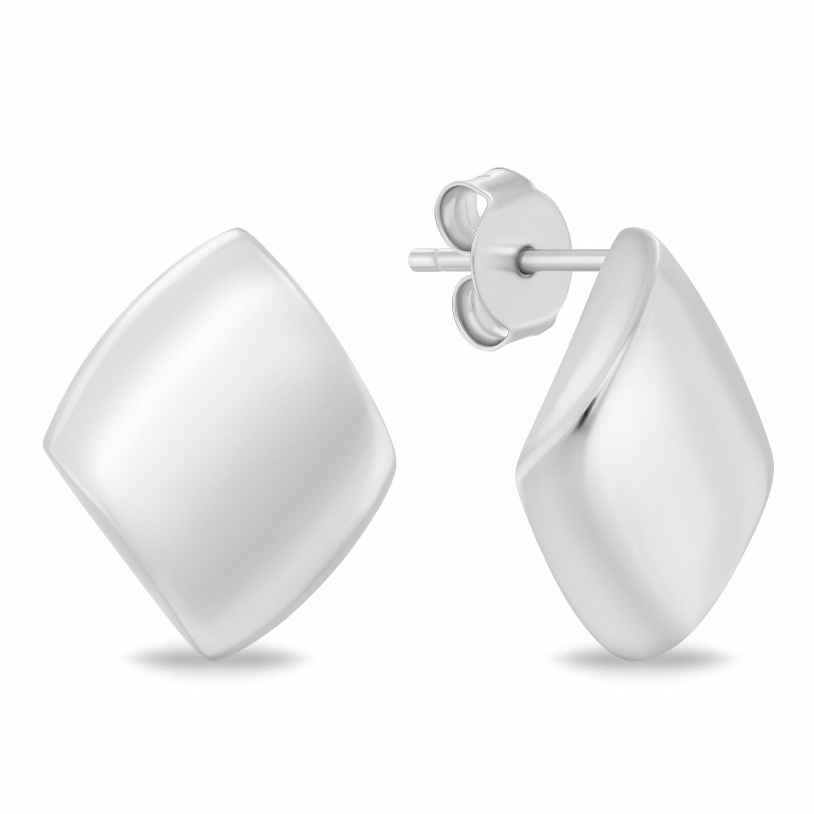 Brilio Silver Elegantní minimalistické náušnice ze stříbra EA1218W