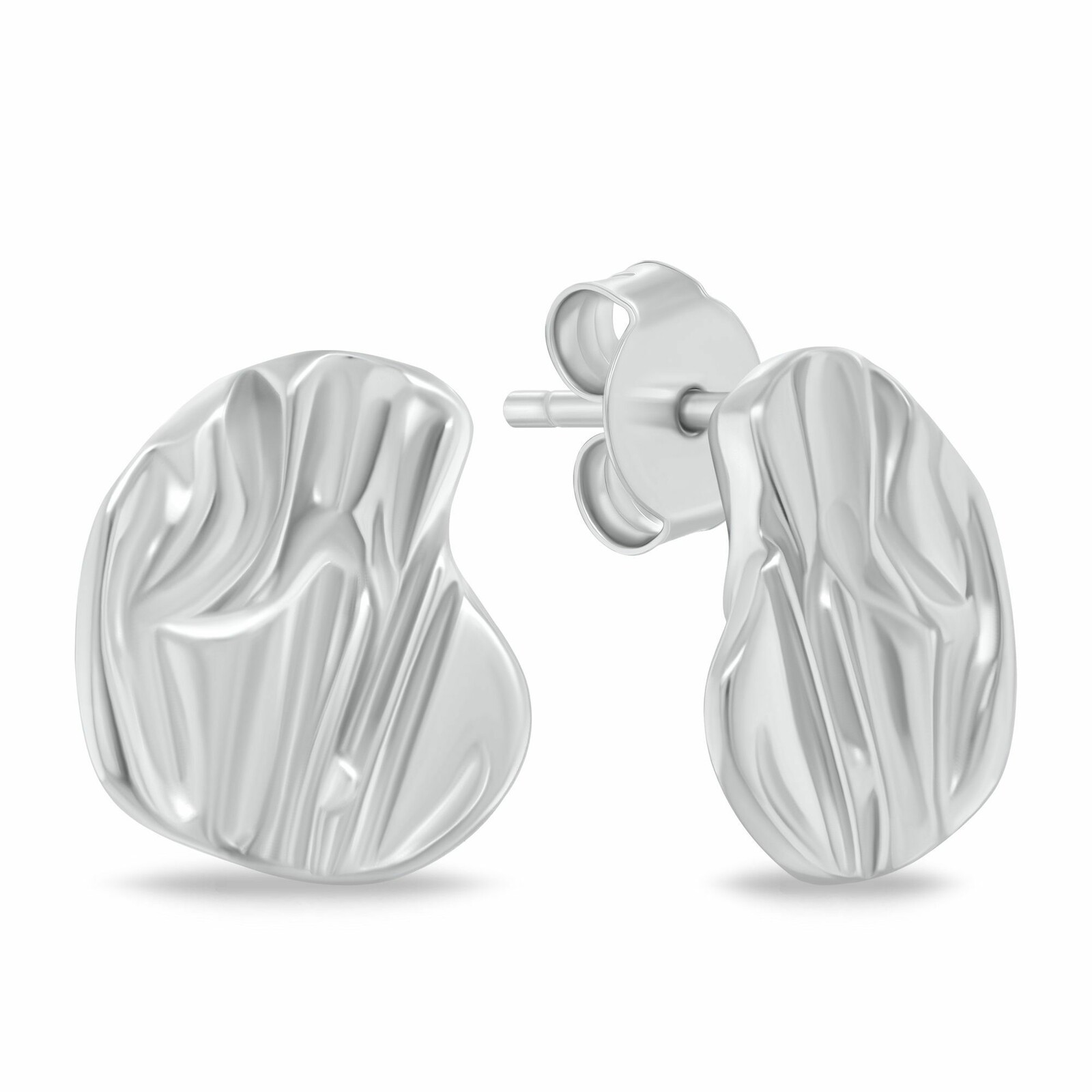 Brilio Silver Moderní stříbrné náušnice EA1217W