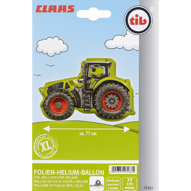 Fóliový balónek traktor 77cm - tib