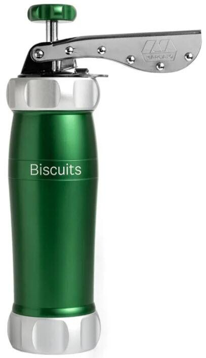 MARCATO Lis na sušenky dvou velikostí + 20 nástavců, zelená BI-DES-VER