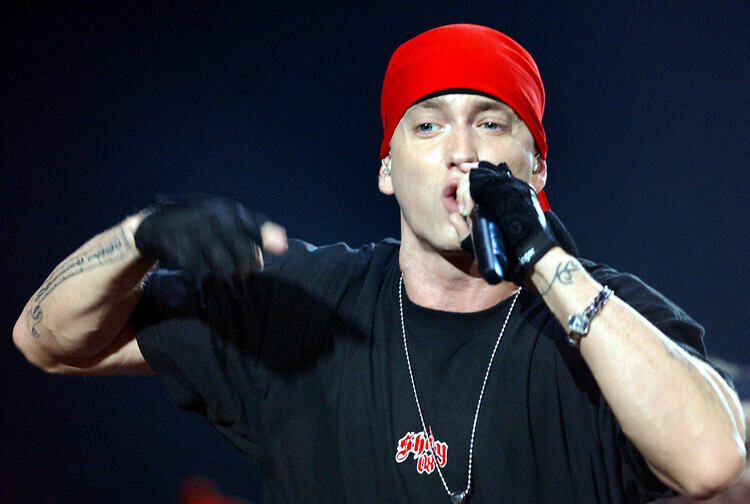Anthony Harvey - PA Images Plakát, Obraz - Eminem, Anthony Harvey - PA Images, 40 × 26.7 cm