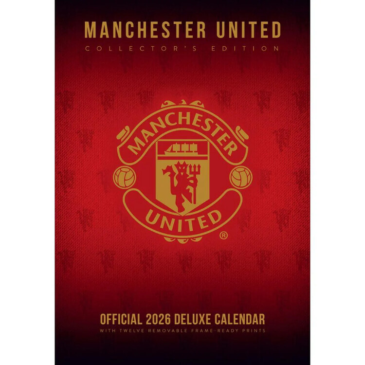 DANILO Kalendář 2026 Manchester United FC - Deluxe, A3