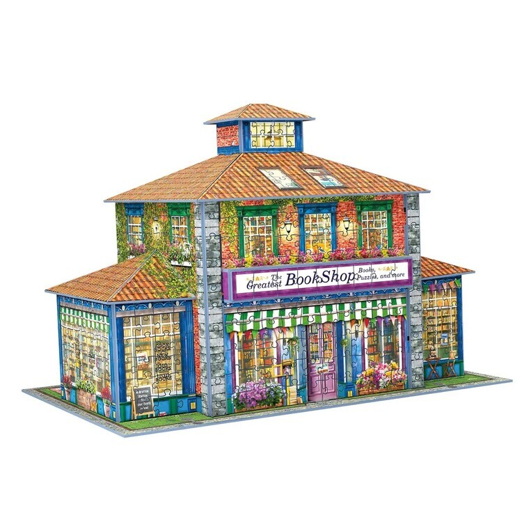 EUROGRAPHICS Puzzle 3D Bookstore, 1389 ks