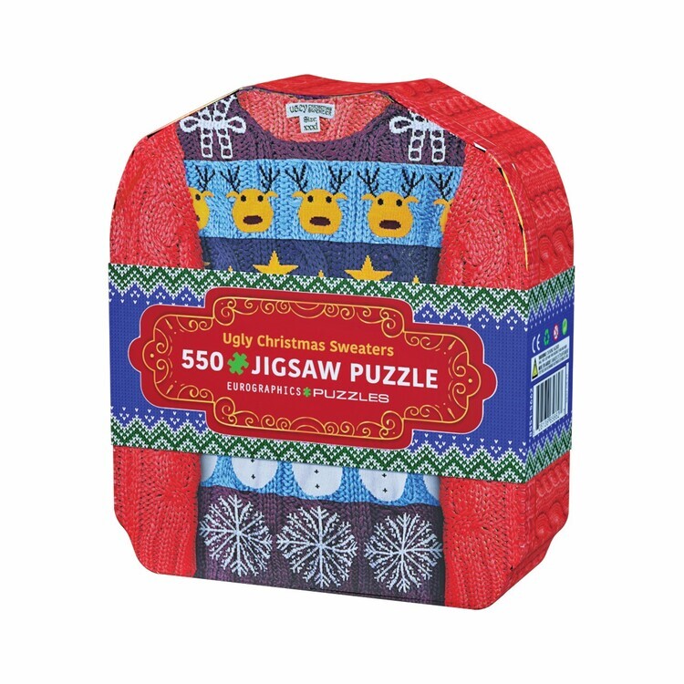 EUROGRAPHICS Puzzle Ugly Christmas Sweaters, 550 ks