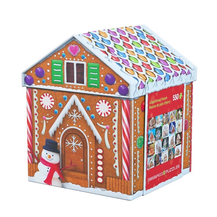 EUROGRAPHICS Puzzle Gingerbread House, 550 ks