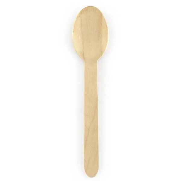Lžíce dřevěné 16 cm 100 ks