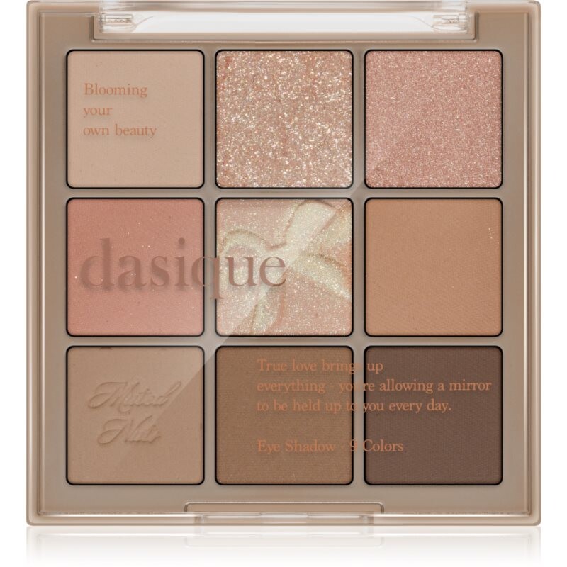 Dasique Eye Shadow Pallete paletka očních stínů odstín 24 Muted Nuts 7 g