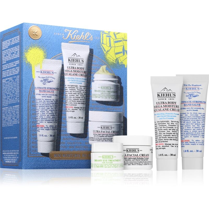Kiehl's Ultra Body Mega Moisture Squalane Cream dárková sada