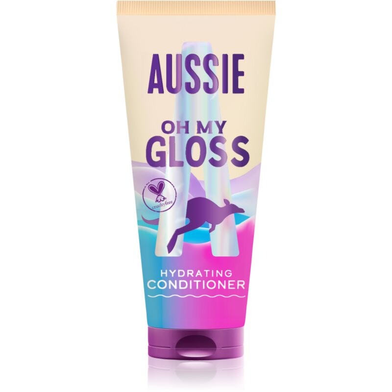 Aussie Oh My Gloss Hydrating Conditioner rozjasňující a hydratační kondicionér 200 ml