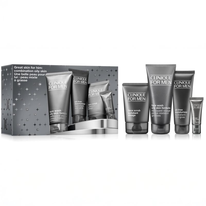Clinique Holiday Great Skin for HIM: Combination Oily Skin vánoční dárková sada pro muže